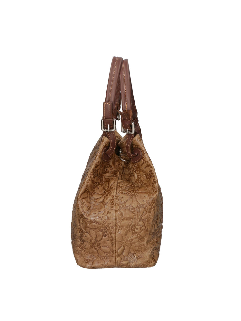 Gave Lux Elenia Italian Leather Handbag – Jeans Blue | Borsa D’Oro
