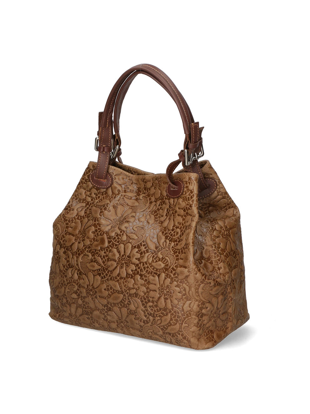 Gave Lux Elenia Italian Leather Handbag – Jeans Blue | Borsa D’Oro