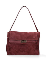 Chiara Ferretti Oriana Lux Italian Suede Bag | Borsa D’Oro